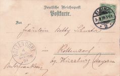 Gruss aus Königsberg - Litho