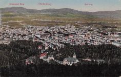 Ak Liberec Reichenberg in Böhmen, Panorama, Jeschken