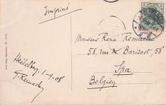 AK Heidelberg, Schloß, Ruprechtsbau,