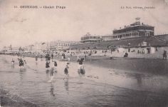 Belgien - Oostende , De Koninklijke Villa en de Zeedijk