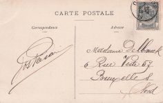 Belgien - Oostende , De Koninklijke Villa en de Zeedijk