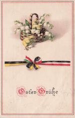 historische Osterpostkarte