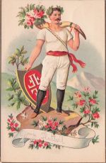 Thurgauer Kantonalturnfest in Müllheim im Jahr 1907 darstellt.