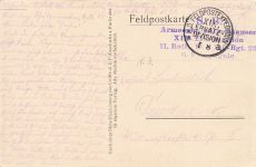 WW1 Postkarte Alarm der Schützengrabenwache