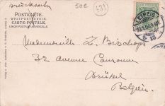Leipzig, Mendebrunnen, Paulinerkirche, Cafe Francais 1903 Loch