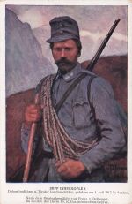 Sepp Interkofler Dolomitenführer Tiroler Garde in Sexten Franz Defregger 1915