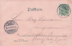 Lacken steckt bekanntlich an , ich send euch diese Karte Humor 1899