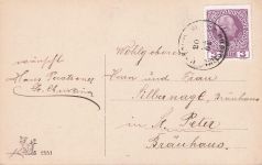 historische Neujahrskarte,