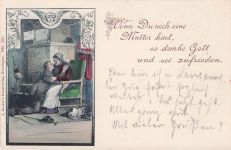 Wenn du noch eine Mutter hast AK Muttertag 1899