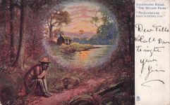 England Postkarte Illustrierte Lieder Swanee River 1904 Oilette Tuck Art