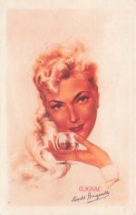 Künstler Ak Reklame, Cognac, Leopold Brugerolle