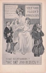 historisches niederländisches Propagandao Postkarte