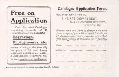 Fine Art Galleries London Advertising Postcard Royal Academy 1905 Vintage