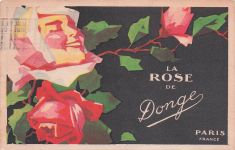 Damenduft Weiblich Kopf IN Blume Die Rosen- Donge