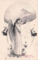 Glückwunsch zum neuen Jahr! Engel