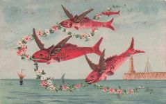 Fantasy Flying Fish = geprägt - goldene Highlights