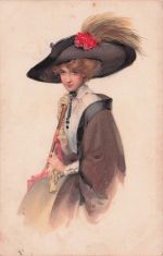 Frau Hutmode Glamour