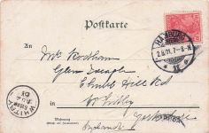 Friedrich Wilhelm,Kronprinz d.Deutschen Reiches u.v.Preussen 1902 / Loch