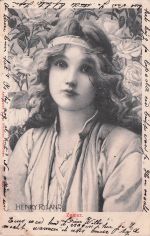 Künstler AK Damen Jugendstil Sommer