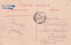 Verdun Le Ballon dirigable La Ville de Paris AK Zeppelin 1908