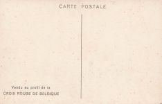 Künstler-Ansichtskarte Rotkreuzschwester verbindet einen Mann