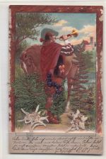 Mechanische-AK Bad Säckingen, Trompeter von Säckingen