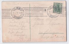 Lithographie Ulm a. D., Flugversuch des Dr. Schneider im Jahre 1811