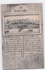 Ansichtskarte Ulm / Donau, Der Schneider von Ulm, Bild an Hauswand, Gedicht