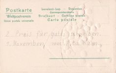 Präge Ak Glückwunsch, Johannisbeeren in einer Tüte aus Zeitungspapier