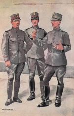 Niederländische Militärsoldatenuniformen Van Oorschot Postkarte aus der Zeit des Ersten Weltkriegs Nr. 17