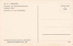 Mr. P. J. TROELSTRA,