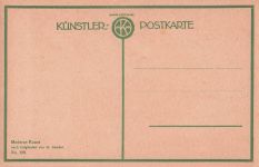 Künstler-AK St. Bender: Nie sollst du moch befragen!