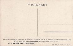 Alfred Ost Maler Jacob van Artevelde Originale alte Postkarte aus den 1910er Jahren
