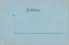 Lithographie Grüsse vom Rhein, Rheindampfer bei Nacht