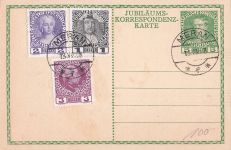 AK Kaiser Franz Joseph I, Praha, Prag, Karlstejn, 1908 Jubiläumsausstellung