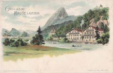 Lithographie Kufstein, Gasthaus-Pension zur Klause