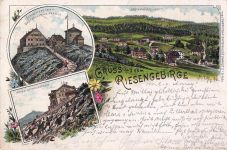 Gruss aus dem Riesengebirge - Litho