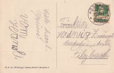 sign. Goetz M. Der kleine Geigenspieler Verlag J. Henke Nr. 176