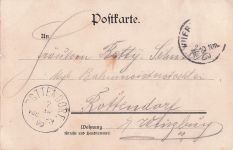 Lithographie Würzburg, Dom, Alte Brücke und Festung