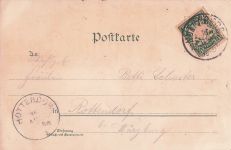 Lithographie Nürnberg, Bayrische Landes-Ausstellung 1896, Maschinenhalle, Industriegebäude, Cafè-Haus zum Rothenburger