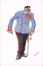 Militärkarikaturen sig Schönpflug