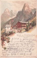 Gruss aus Hinterbärenbad Kaiserthal bei Kufstein (Tirol).