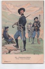 34. Chasseurs Alpins Officier Tenue de Campagne