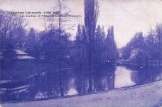 Exposition Universelle, Liége 1905. Les Jardins et l'Hôpital Colonial Français.