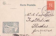 Exposition universelle de Liége 1905 Aeroplane.