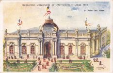 Exposition Universelle et Internationale Liége 1905 Le Palais des Fêtes.