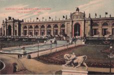 EXPOSITION DE BRUXELLES 1910 Vue sur la façade principale