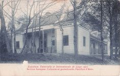 Exposition Universelle et Internationale de Liège 1905 Section française. Colonies et protectorats. Pavillon d'Asie.