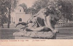 Exposition Universelle de Liège 1905. Le Faune mordu"