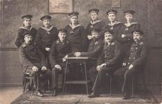 Militär Foto AK K. Kriegsmarine 1. WK 1915 Matrosen S.M.S. Kaiserin